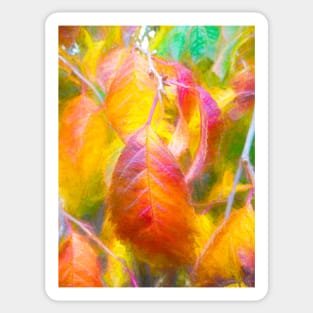 The Autumnal Cherry Tree Sticker